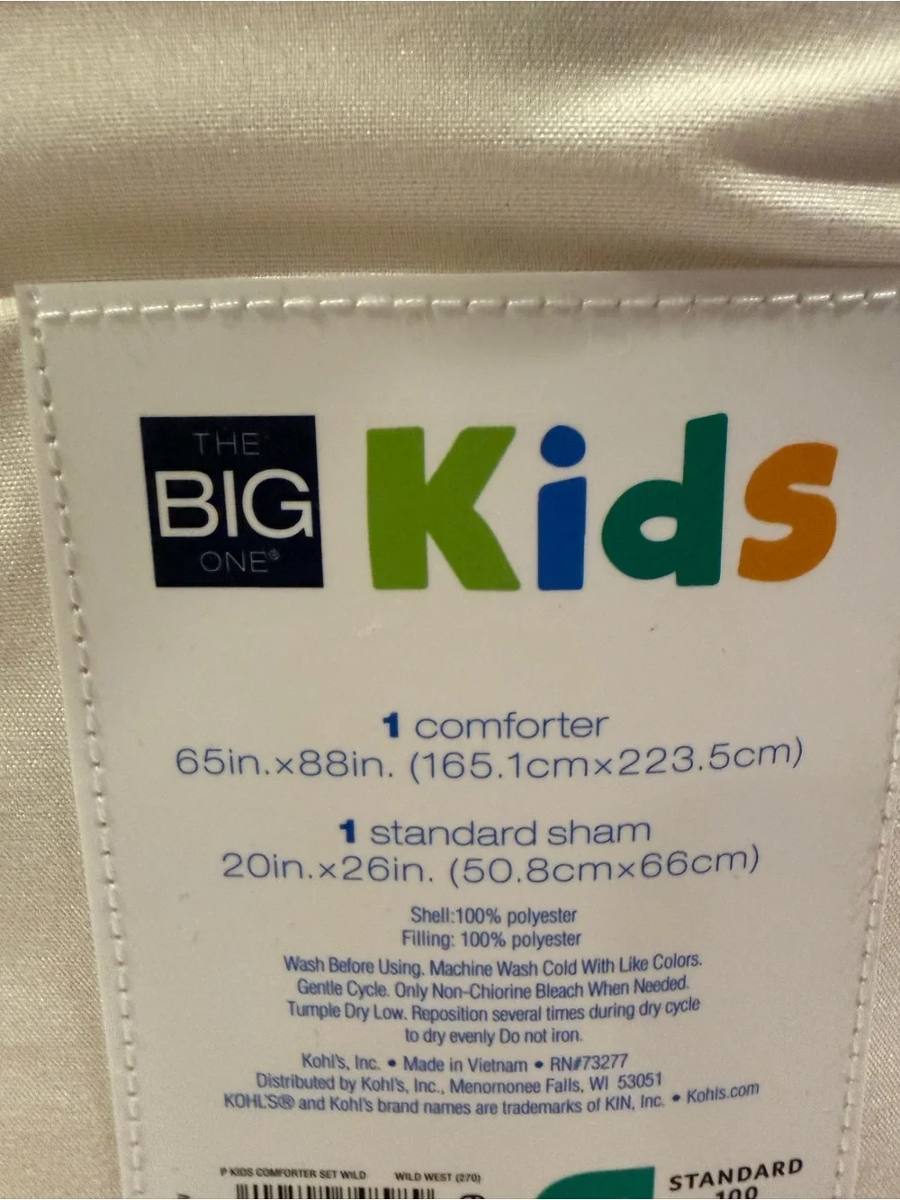 Twin size comforter set for kids Wild West theme